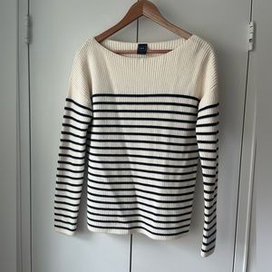 Never worn wool Gap striped sweater